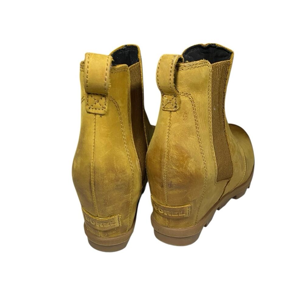 Sorel Joan Of Arctic Waterproof Chelsea Wedge Boots - 9 - Picture 3 of 7